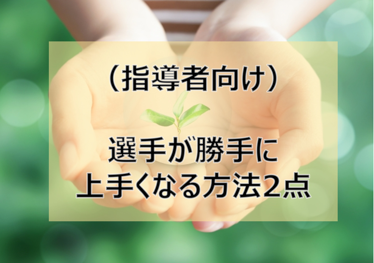 考え方 組織運営 選手が自律的に成長する組織運営2点 考動バスケブログ